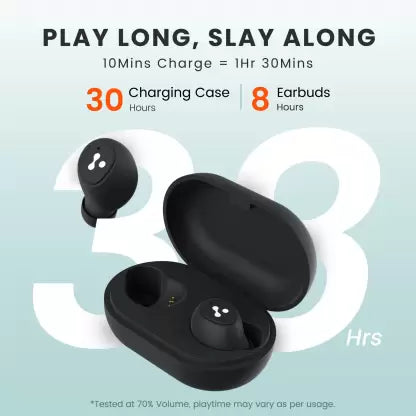 Ambrane Dots Slay Bluetooth Headset (Black, True Wireless) Ambrane Dots Slay Bluetooth Headset (Black, True Wireless)